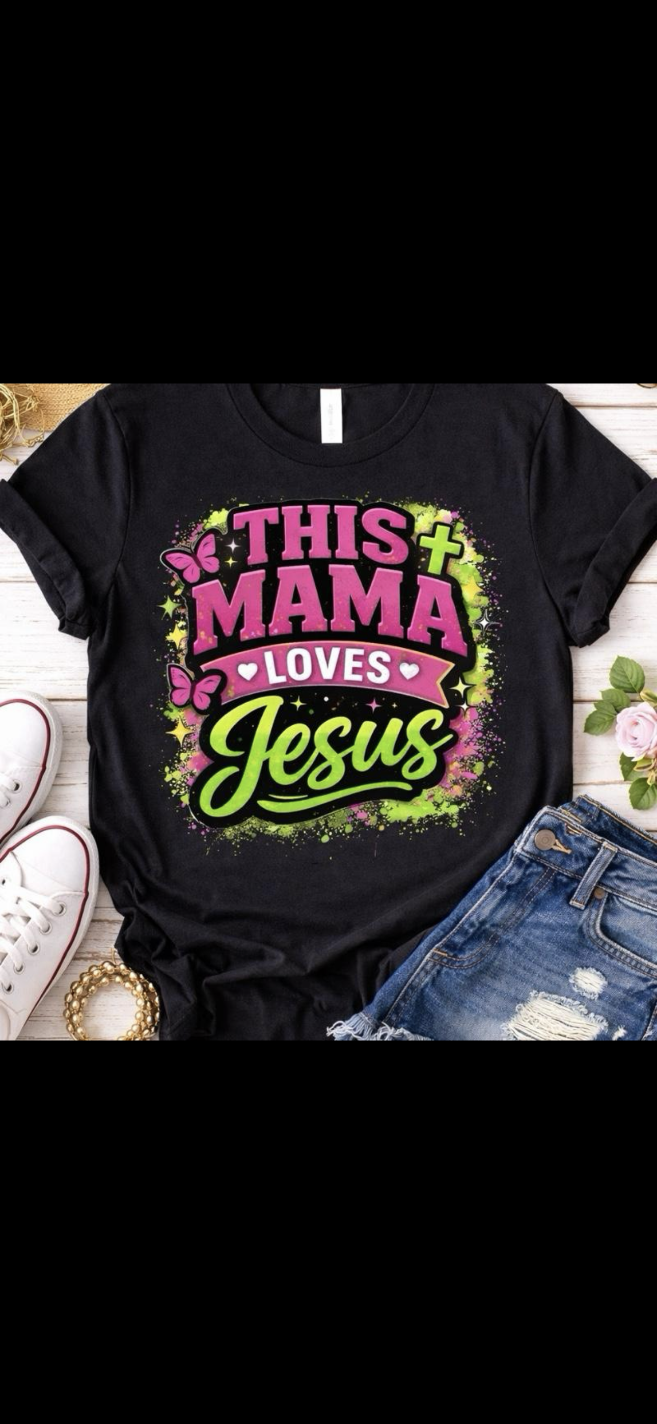 T-shirts This Mama loves Jesus