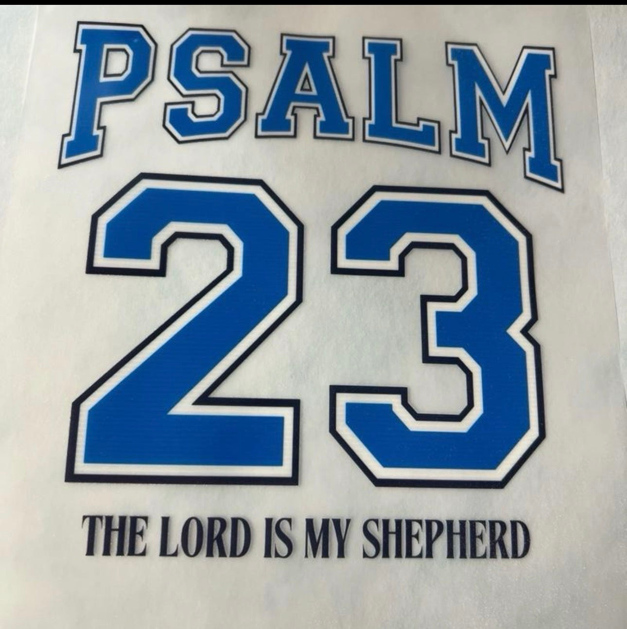 DTF Transfers Psalm 23