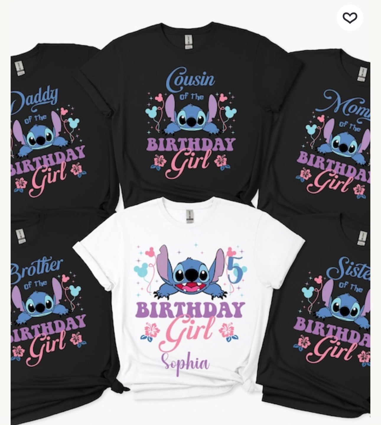 DTF Transfer Stitch birthday party