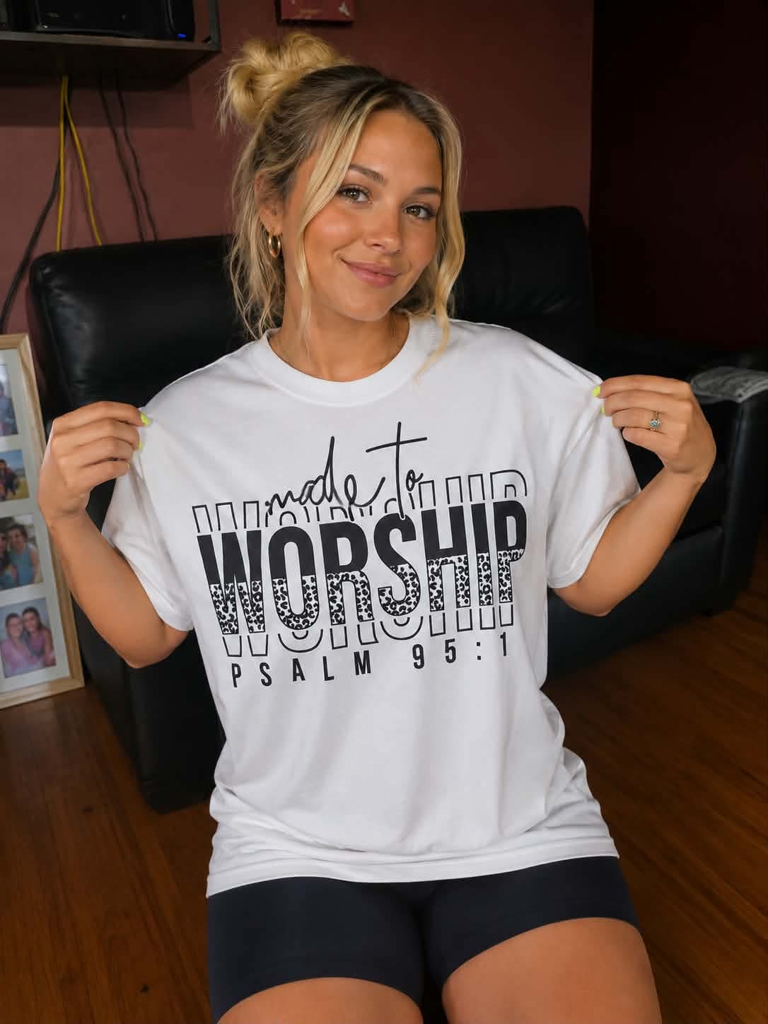 Screen Print transfer made to worship