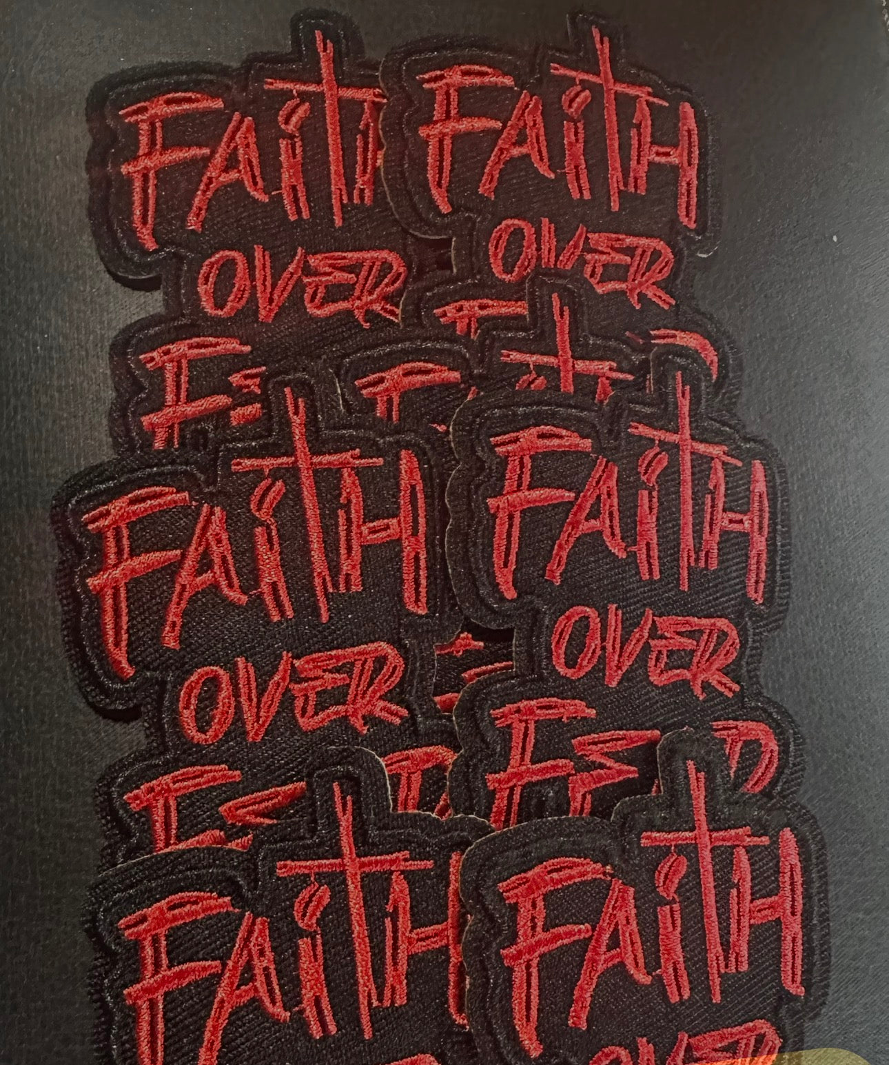 Hat Patches Faith over Fear