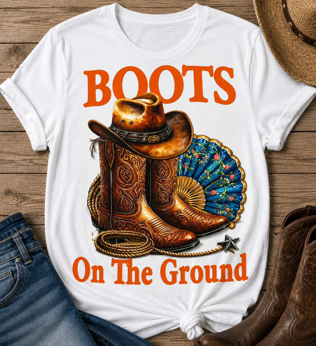DTF Transfers Boots on the Ground