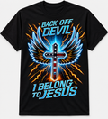 T-shirt Back off Devil I belong to Jesus